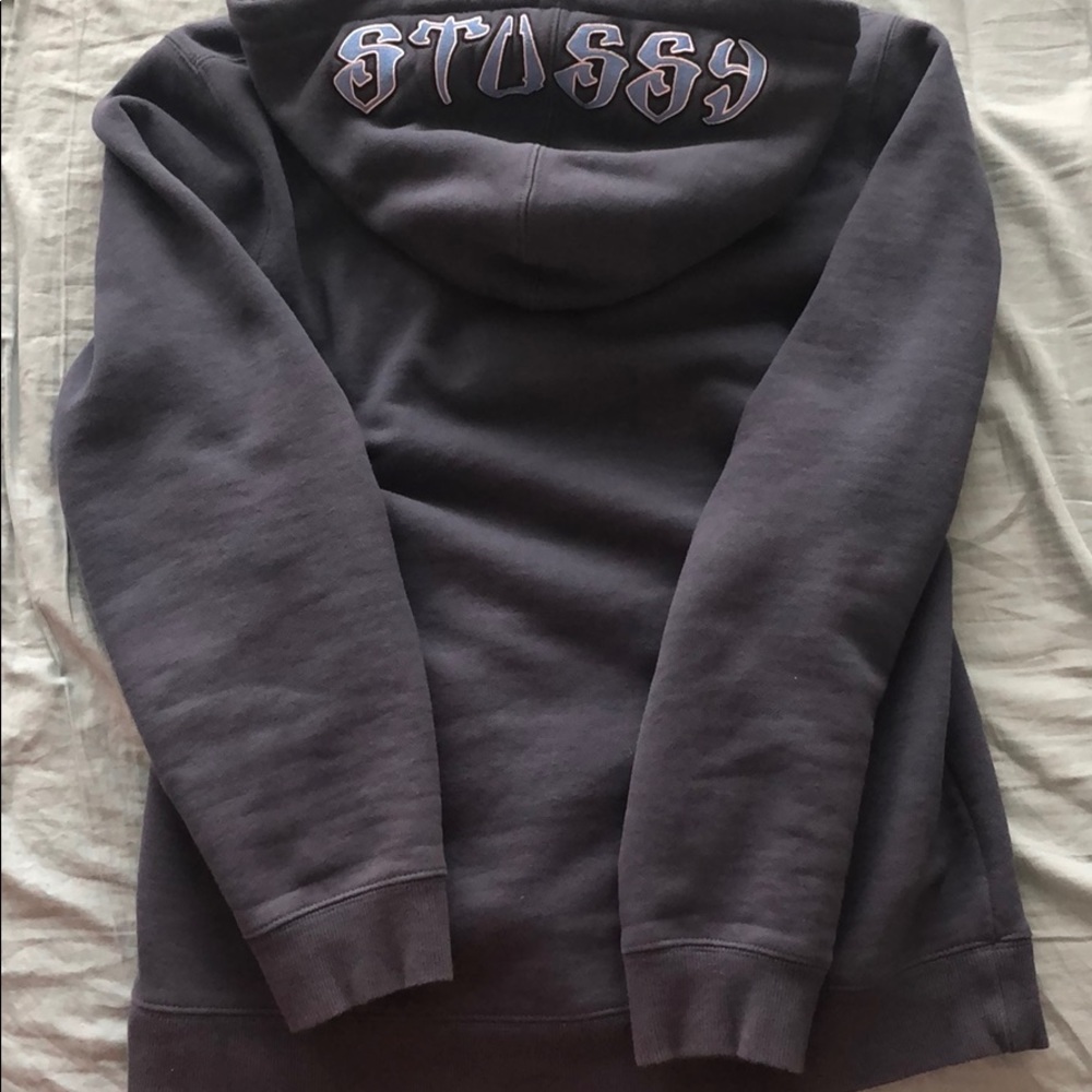 Stussy hoodie in Greyish blue